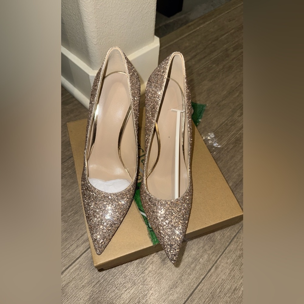 New party shoes very shiny